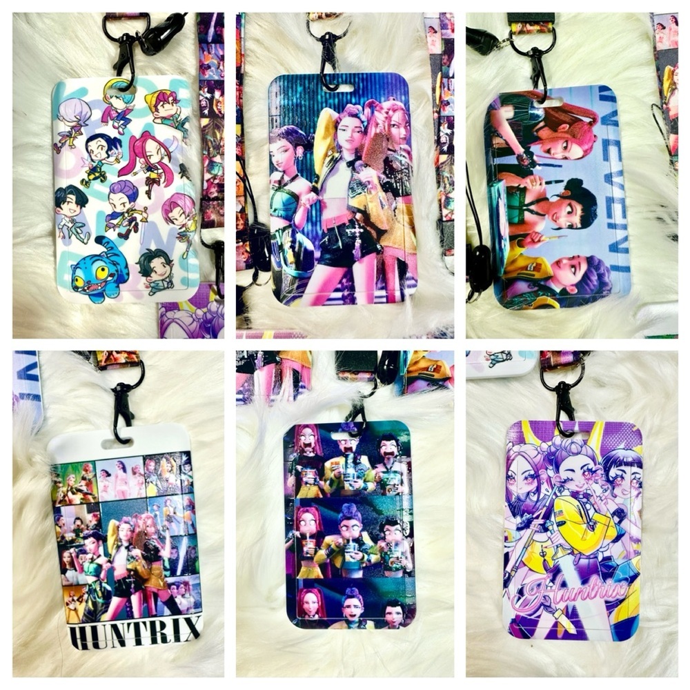Set of 6 K-pop Demon Hunter Lanyard Set